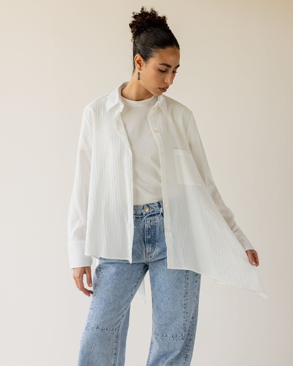 Bottom Line Shirt in White