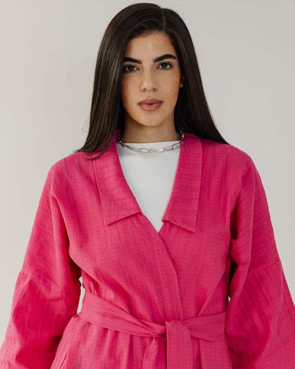 Swept Away Shirt in Fucshia