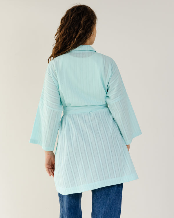Swept Away Shirt in Tiffany