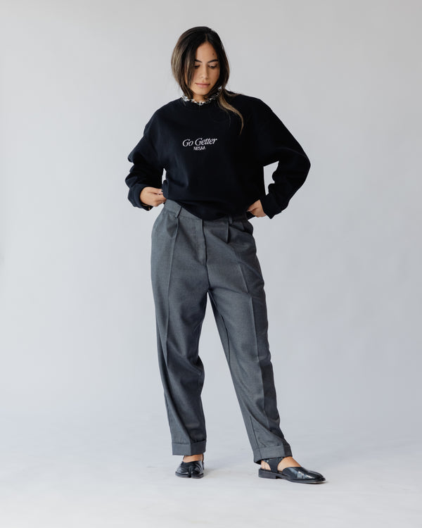 Cigarette Pants In Grey
