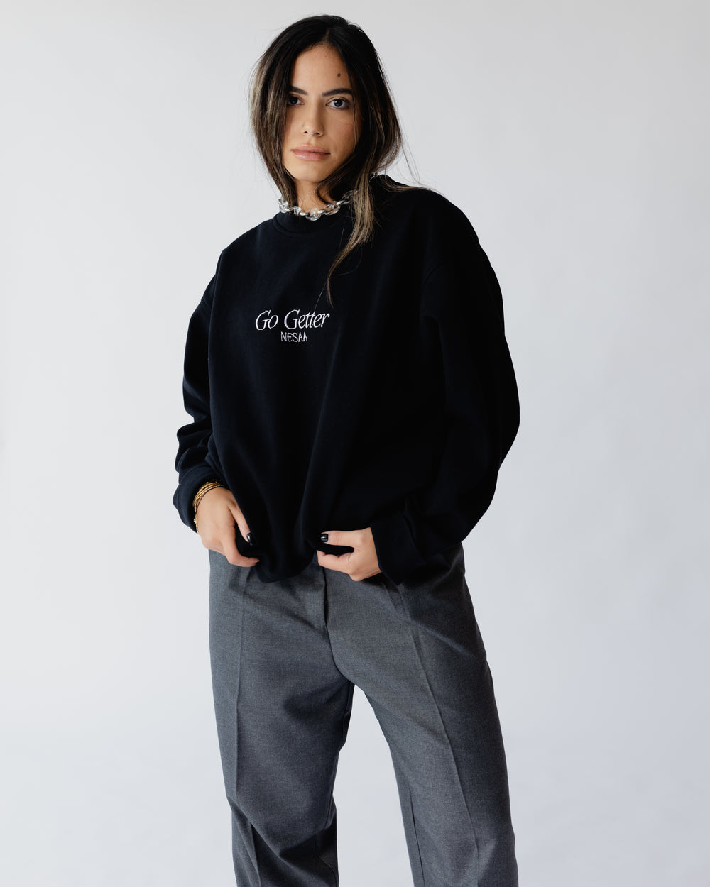 The Go Getter Sweatshirt In Black