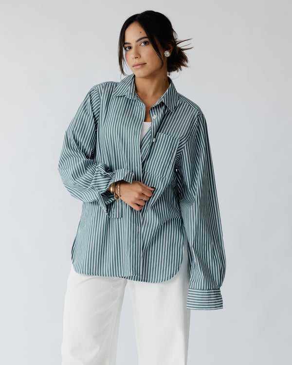 Candy Stripe Shirt in Green