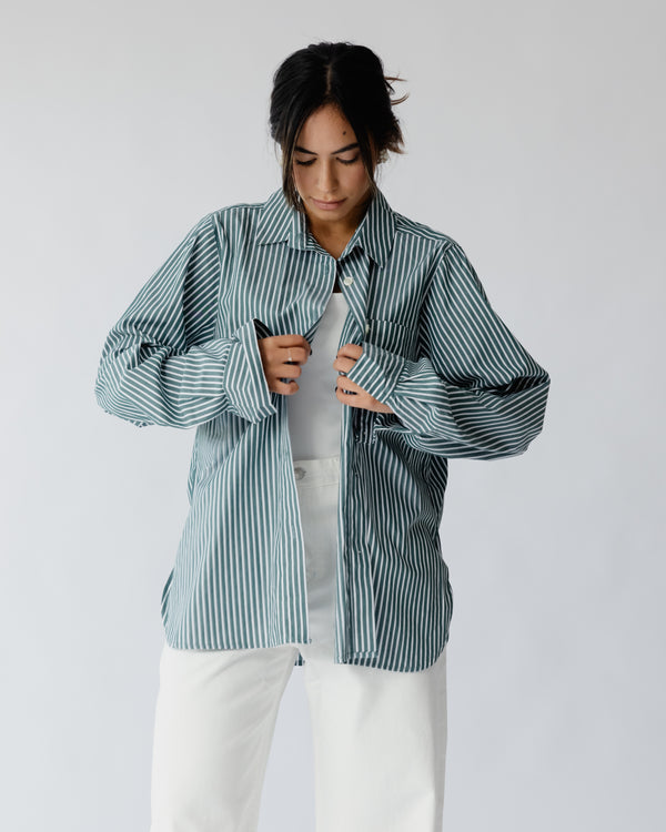 Candy Stripe Shirt in Green