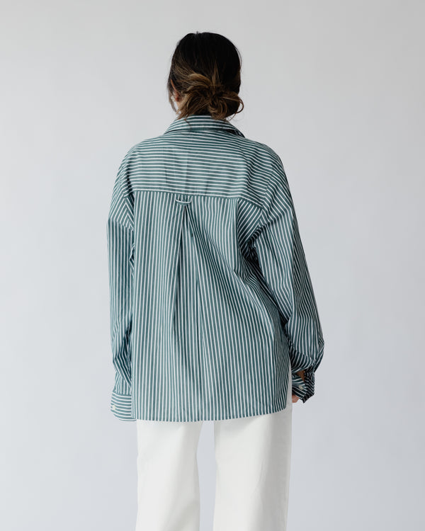 Candy Stripe Shirt in Green