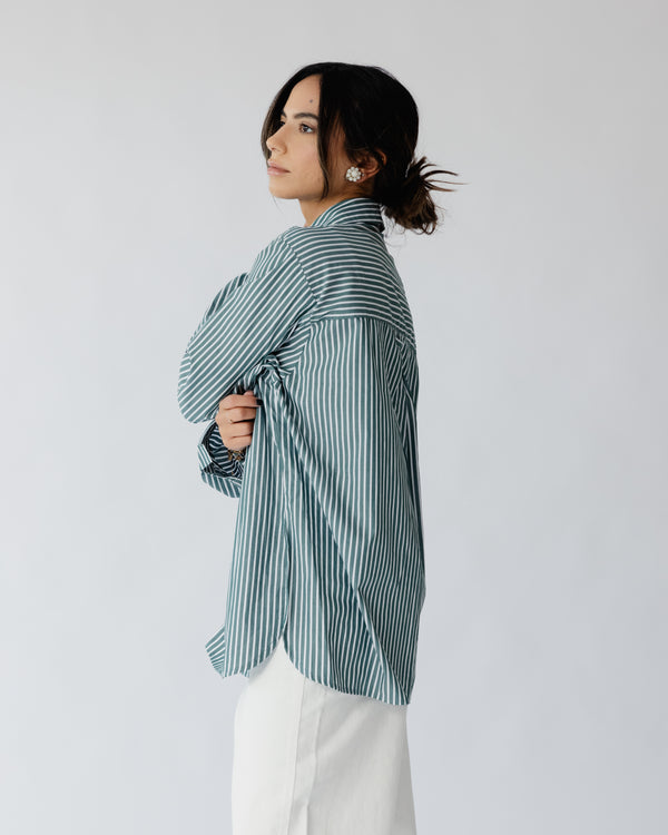 Candy Stripe Shirt in Green