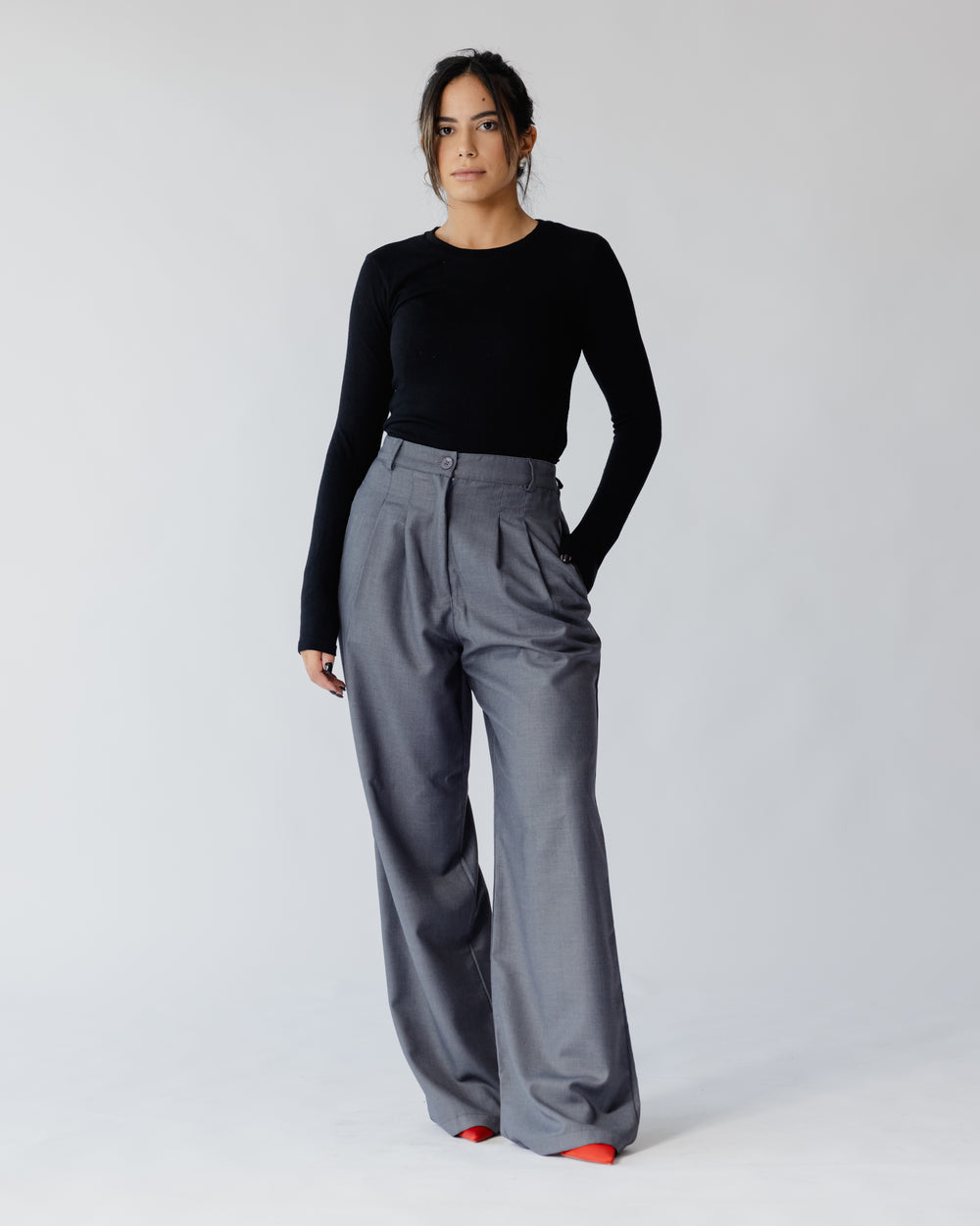 Gutsy Trousers in Grey