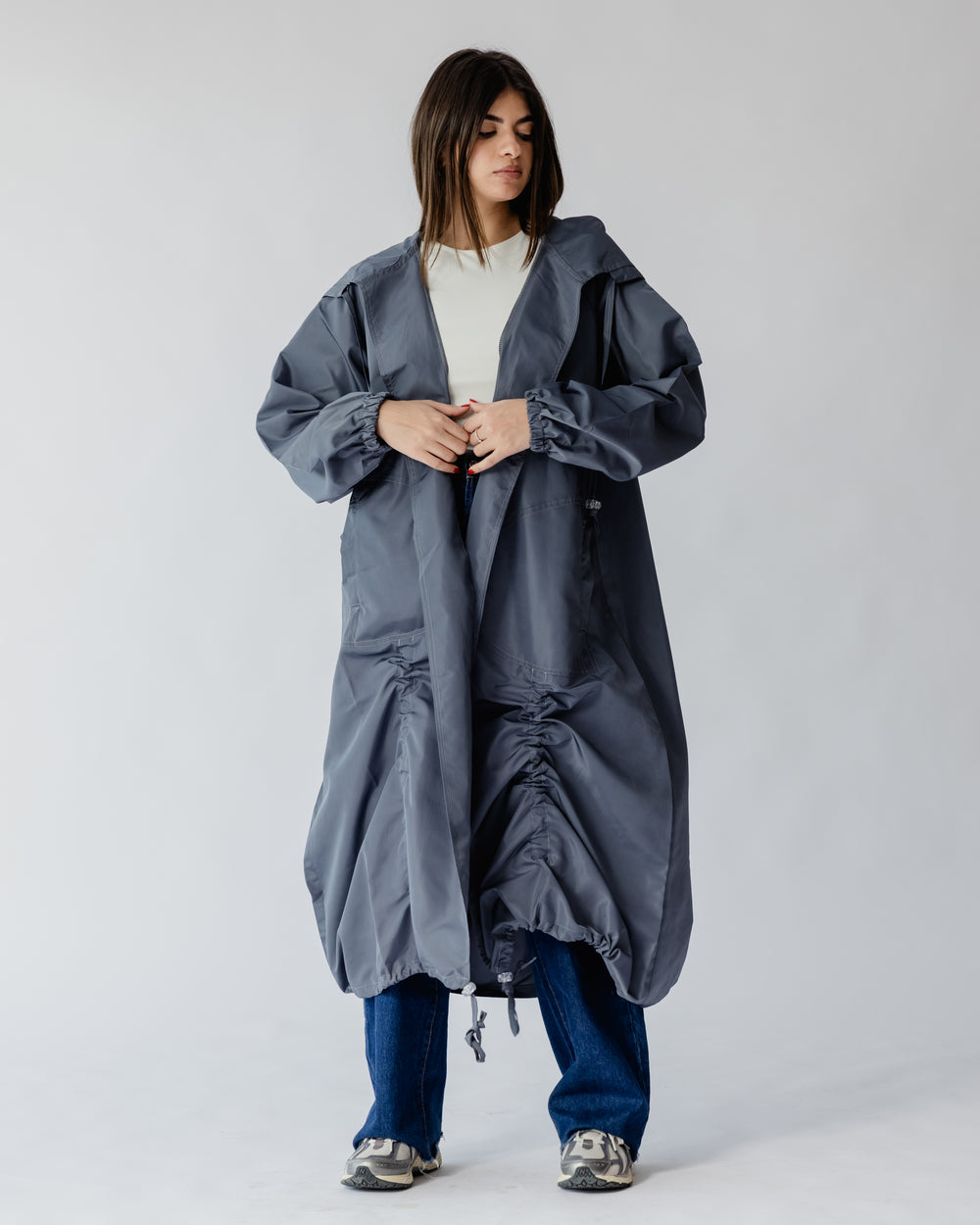 Snowflakes Jacket in Space Grey
