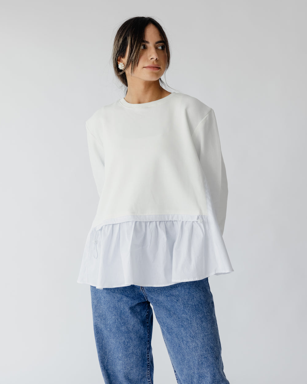 Back To Basic Top in White