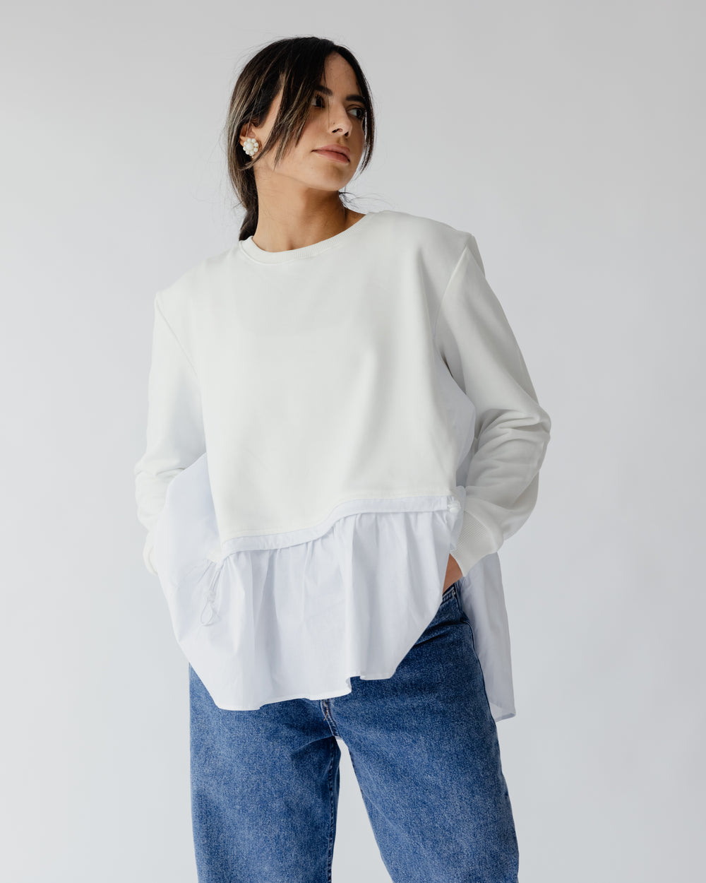 Back To Basic Top in White