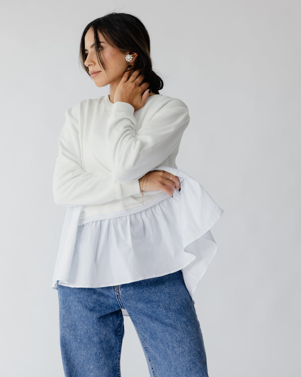 Back To Basic Top in White