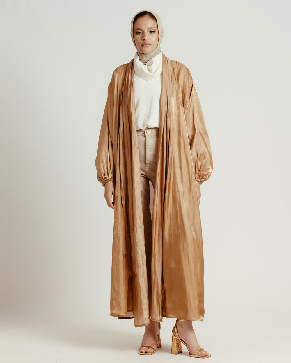 Sunbeam Kaftan in Light Brown