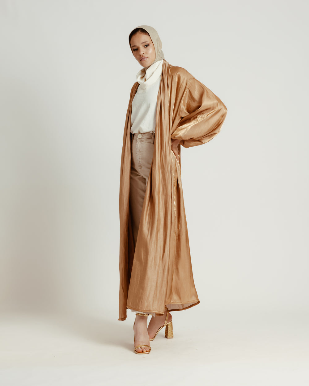 Sunbeam Kaftan in Light Brown