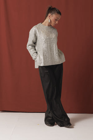 Stardust Sweater in Silver