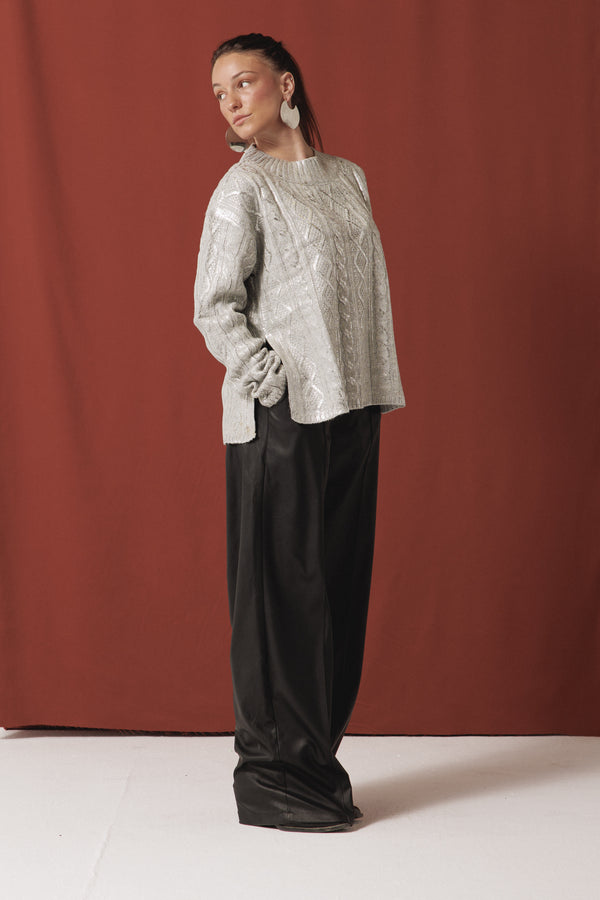 Stardust Sweater in Silver