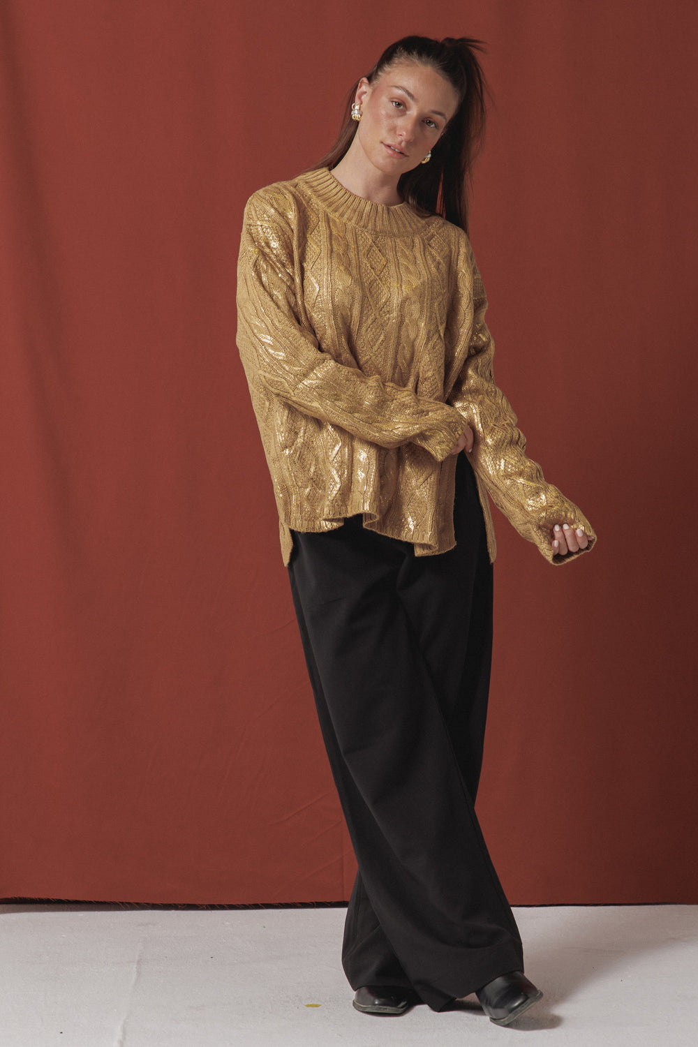 Stardust Sweater In Gold