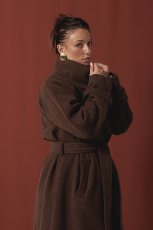 Classic Coat in Brown