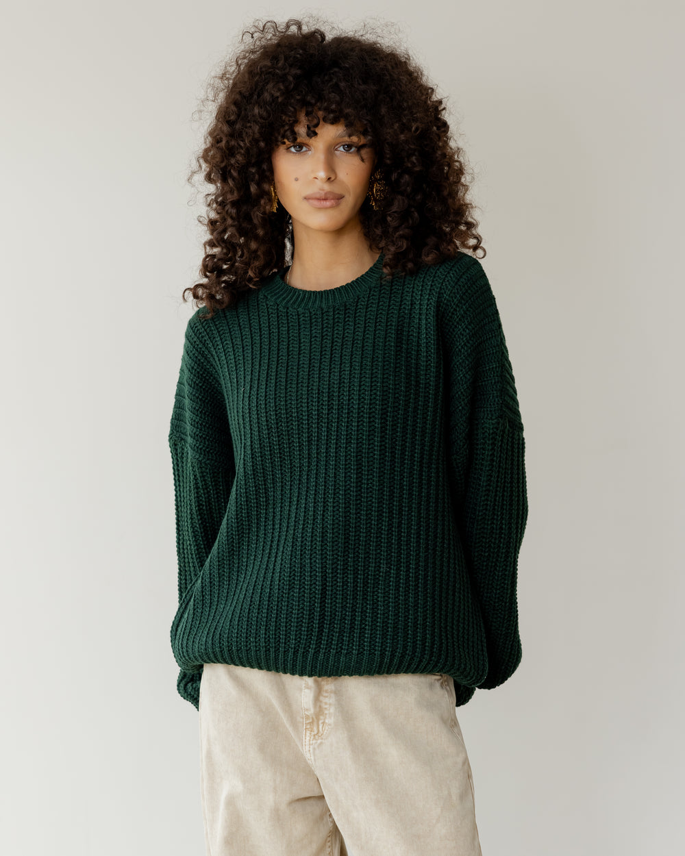 Knit Sweater in Green