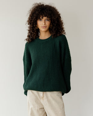 Knit Sweater in Green