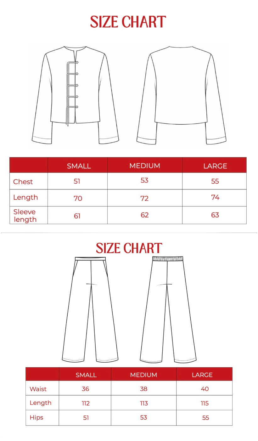 Product size guide