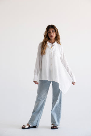 Bottom Line Shirt in White
