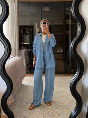 True Blue Shirt in Light Blue