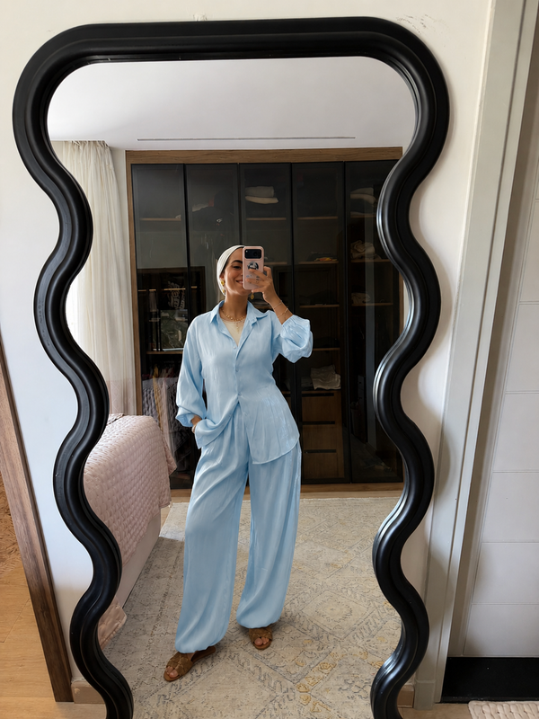 Shimmer Balloon Set in Baby Blue