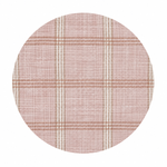 Plaid Scrunched Blouse in Pink