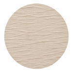 Crinkled Tie Wrap Shirt in Light Beige