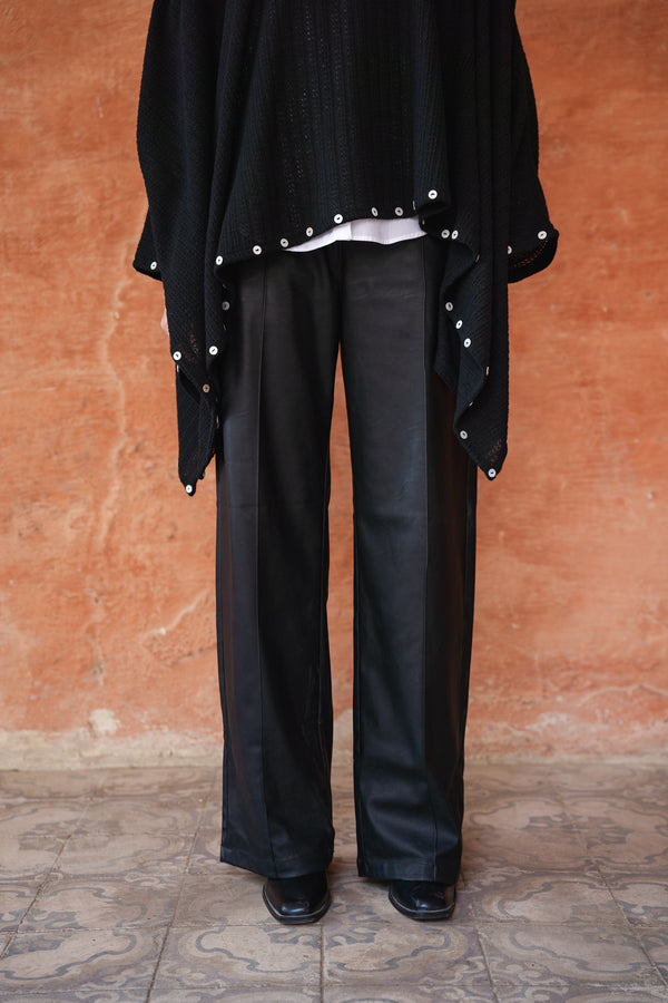 Studded Cape Top in Black