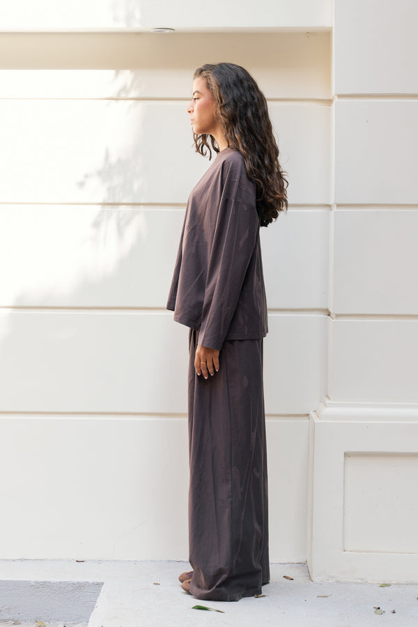 Cotton Set in Brown