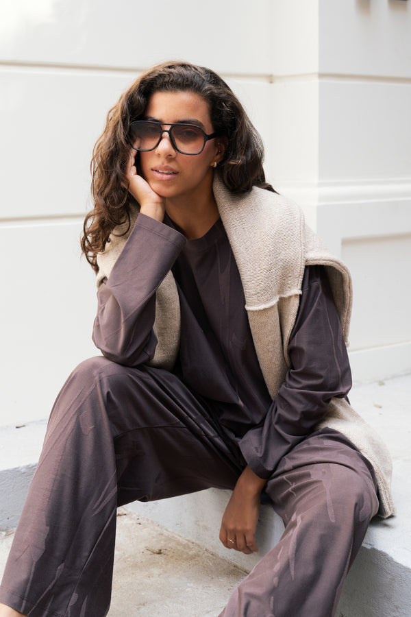 Cotton Set in Brown