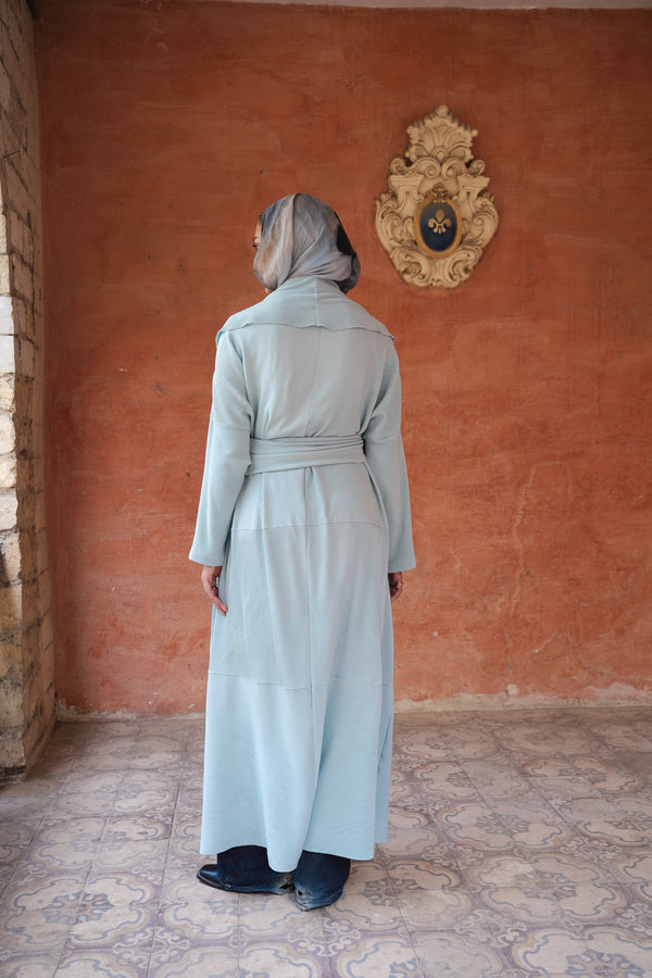 Pleated Kaftan in Mint