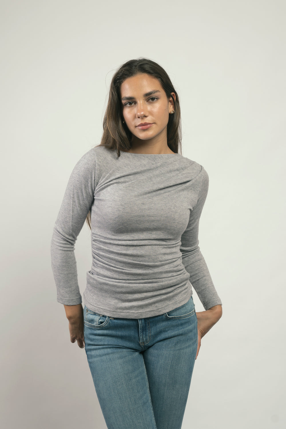 Hot Glam Top in Grey
