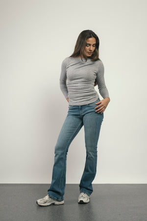 Hot Glam Top in Grey