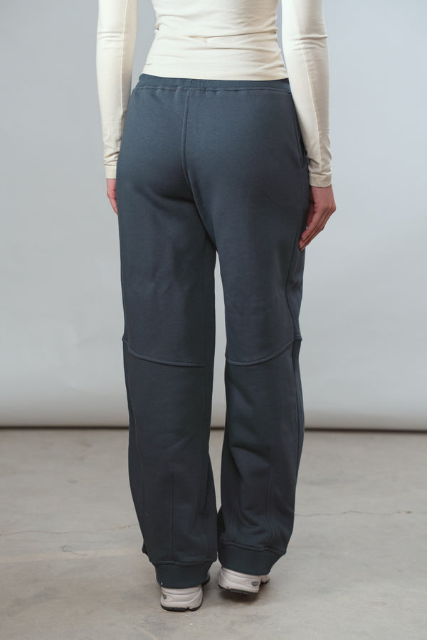Drawstring Sweatpants in Steel Blue