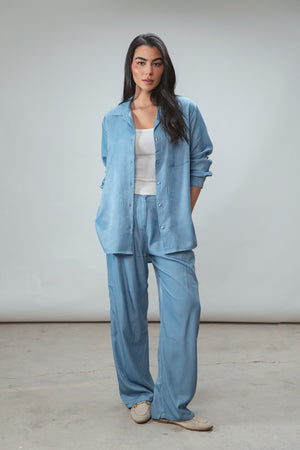 True Blue Shirt in Light Blue