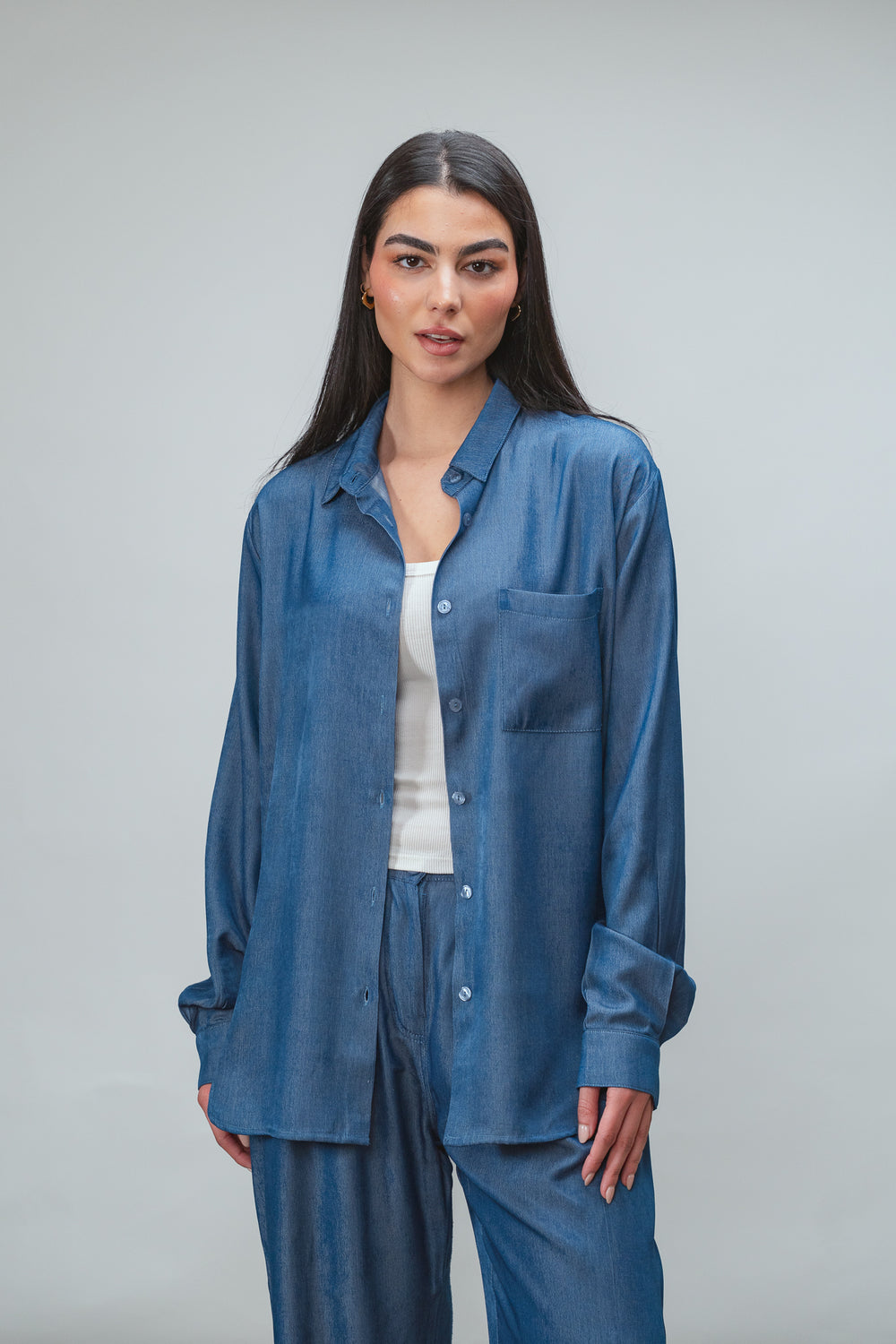 True Blue Shirt in Dark Blue