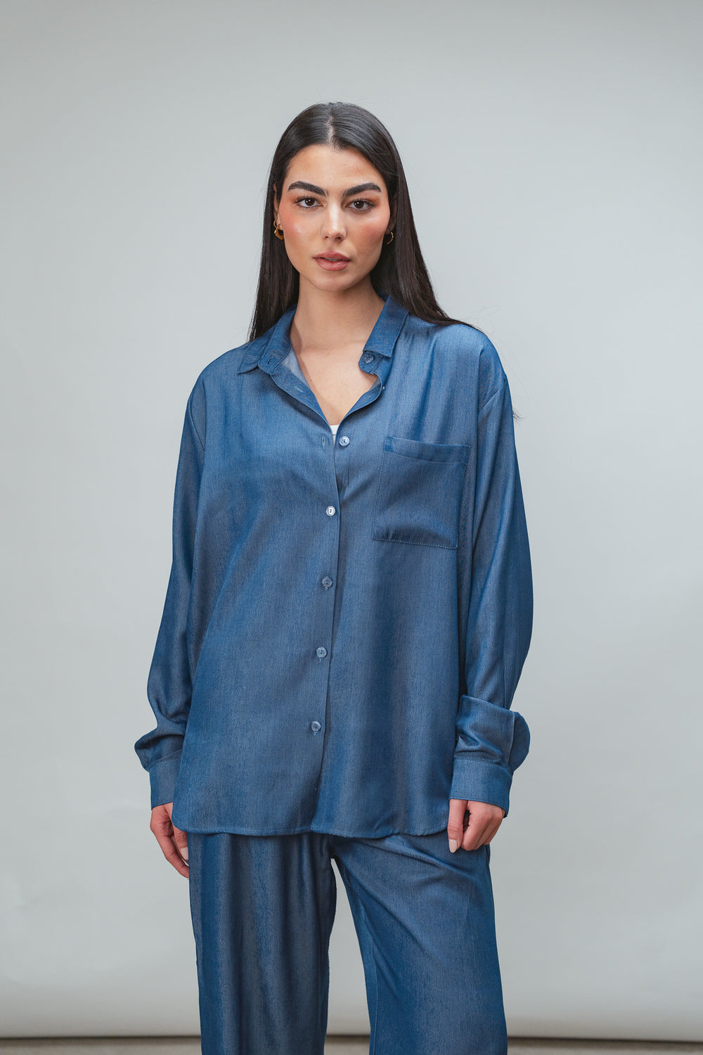 True Blue Shirt in Dark Blue