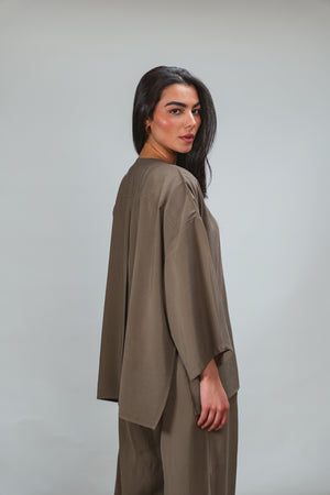 Solo-Button Set in Olive