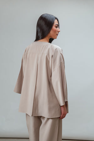 Solo-Button Set in Beige