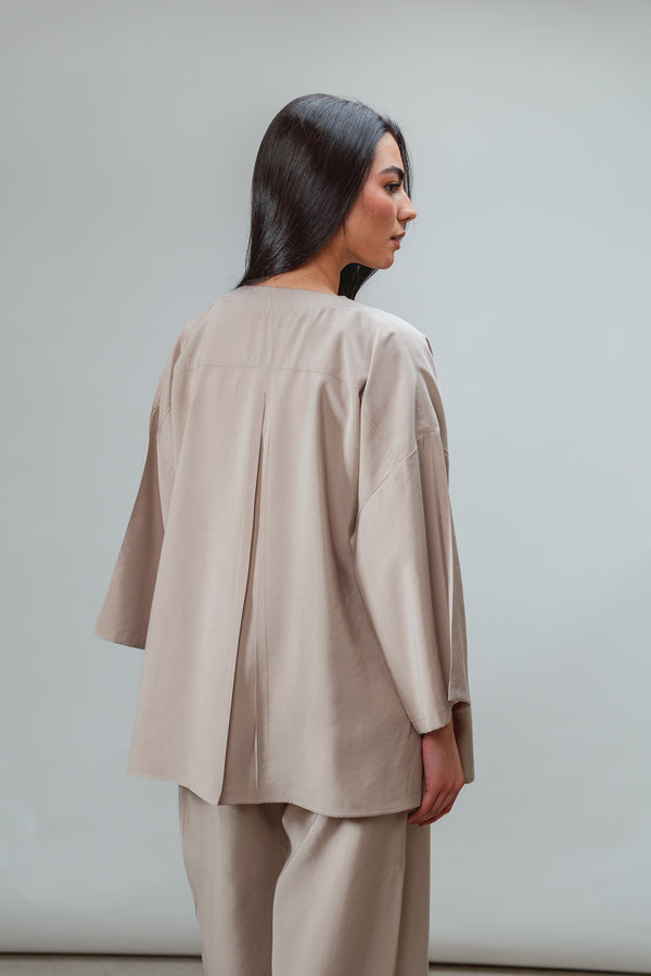 Solo-Button Set in Beige