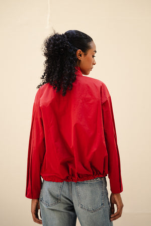 Bomber Jacket in Red