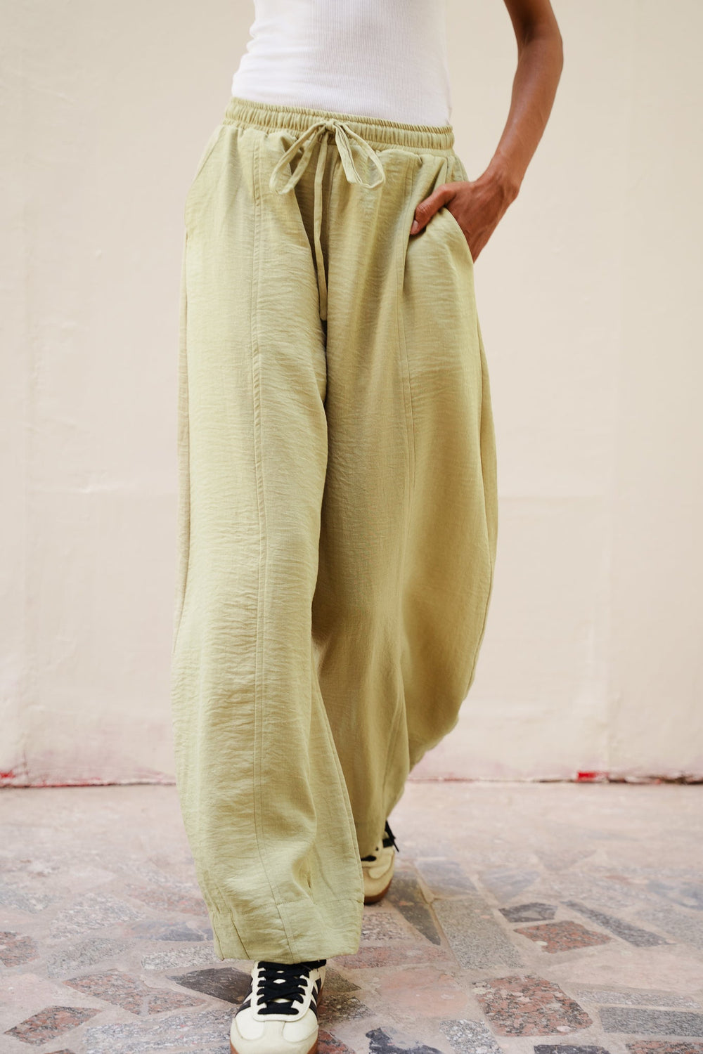 Everyday Pants in Light Green