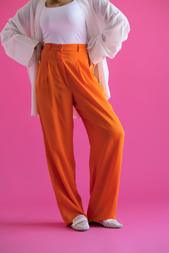 Gutsy Trousers in Orange