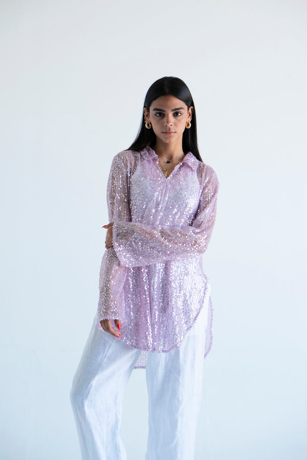 Hotline Bling Top in Purple