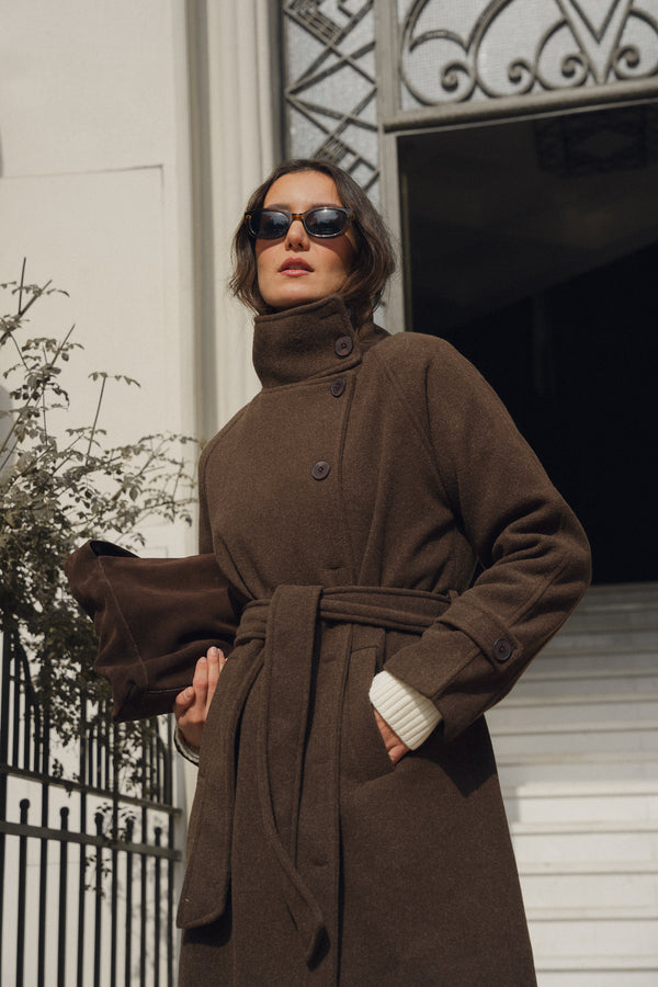 Classic Coat in Brown