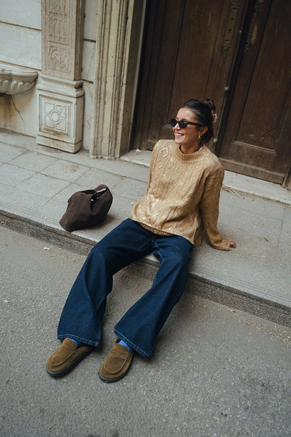 Stardust Sweater In Gold