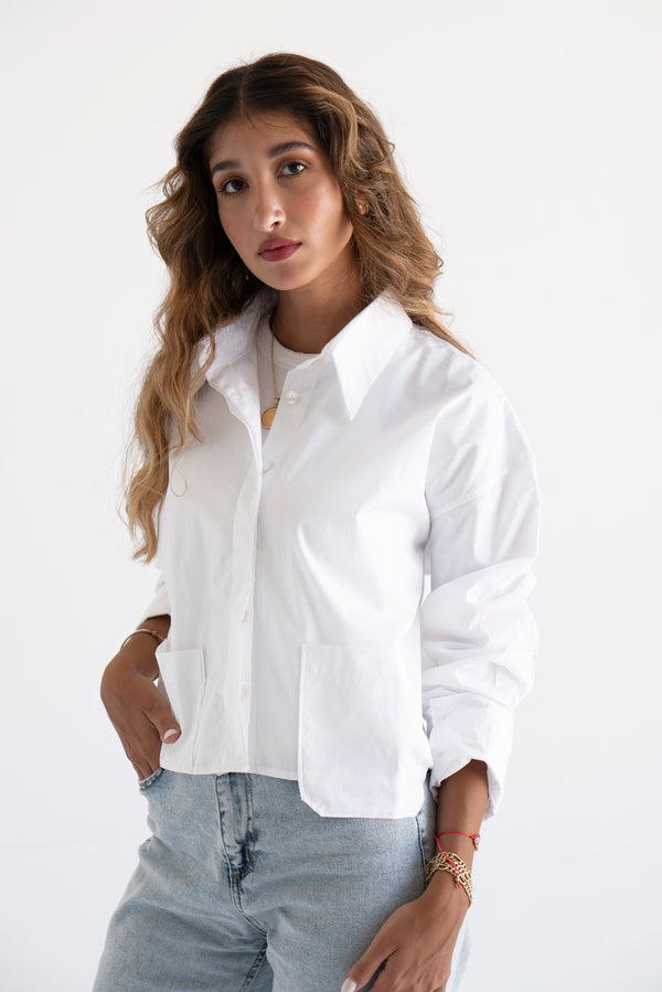 Cut it out Poplin Shirt