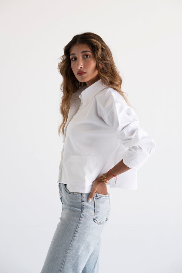 Cut it out Poplin Shirt