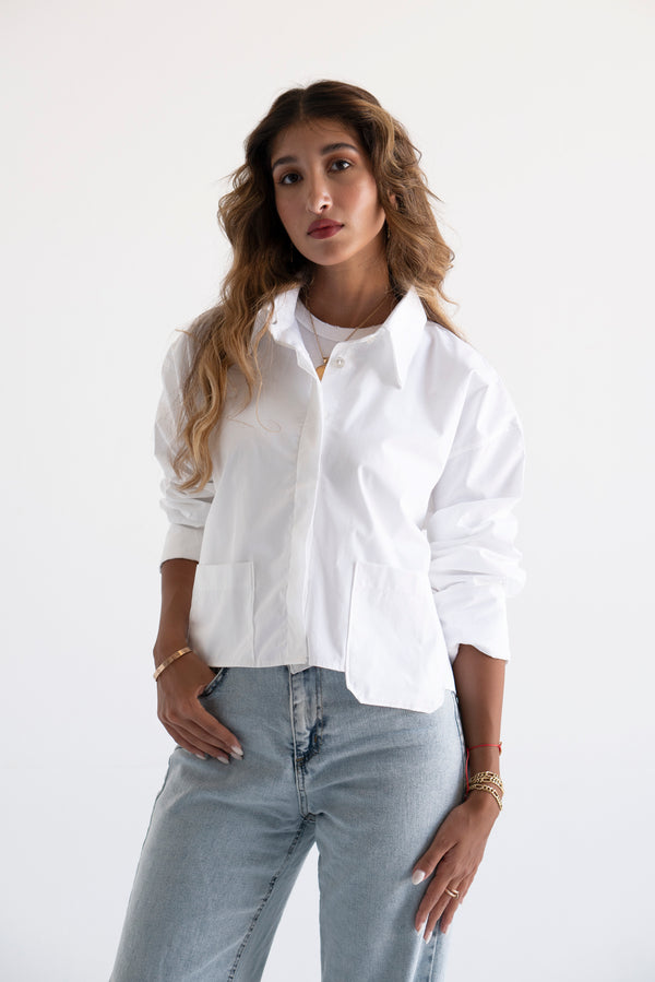 Cut it out Poplin Shirt
